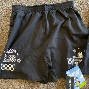Hot Topic Black Graphic Kids Shorts